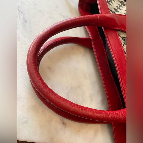 Gucci canvas/leather Tote bag - Picture 4 of 10